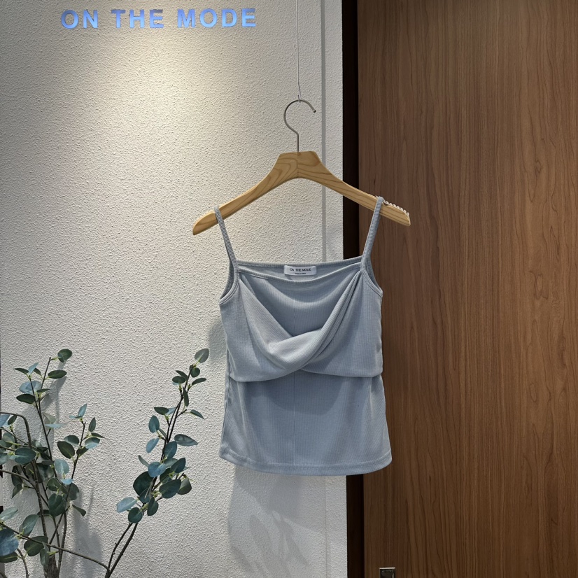 ON THE MODE直郵韓國代購女裝新款時尚真品推薦24春夏吊帶背心ON THE MODE吊帶/背心圖色1