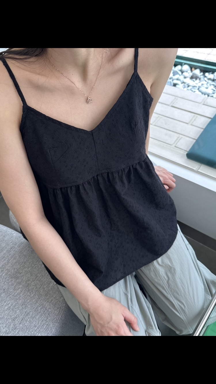 ROUGH韓國直郵女裝新款推薦時尚真品人氣職業休閑24春夏吊帶背心ROUGH吊帶/背心
