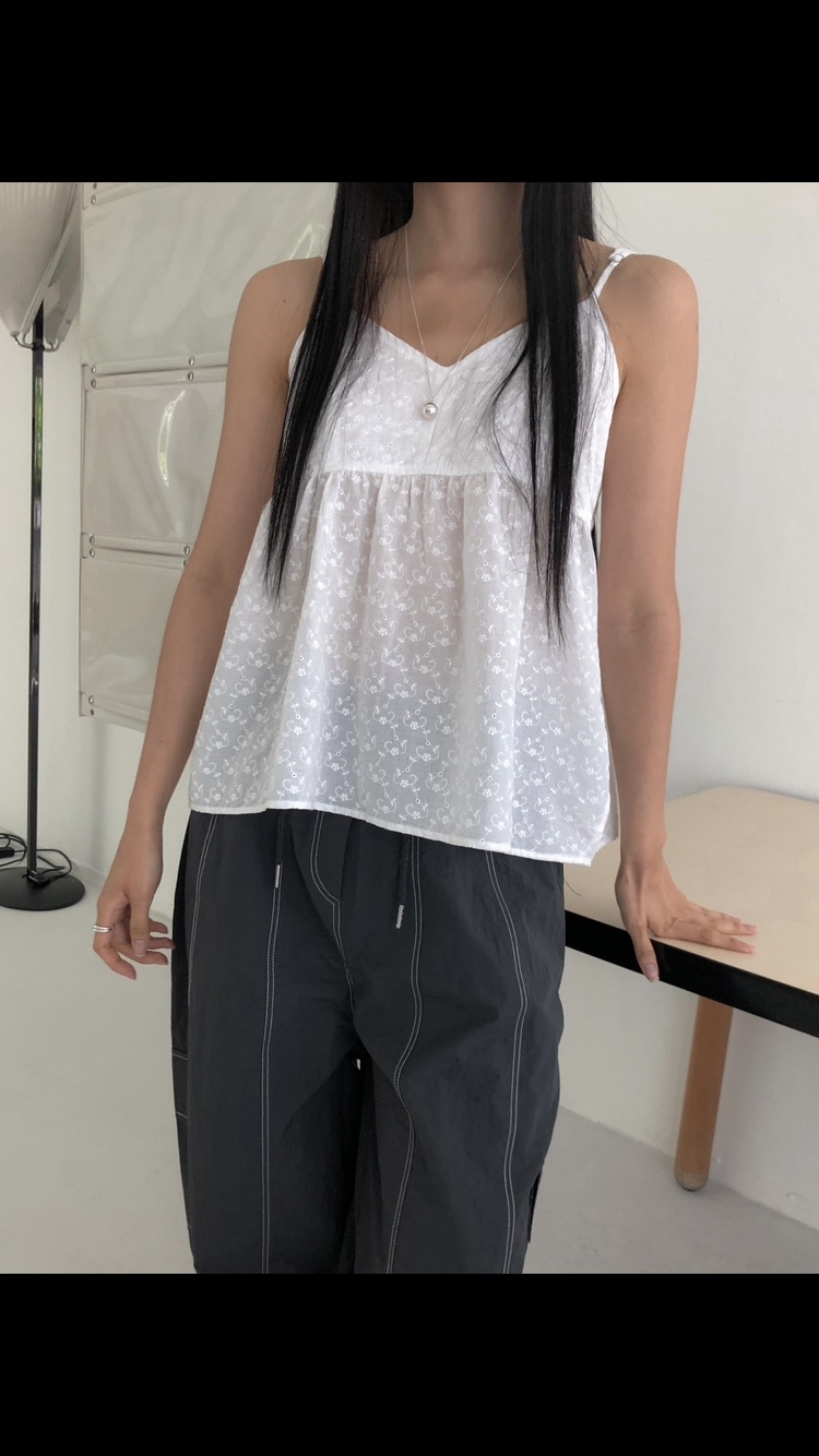 ROUGH韓國直郵女裝新款推薦時尚真品人氣職業休閑24春夏吊帶背心ROUGH吊帶/背心
