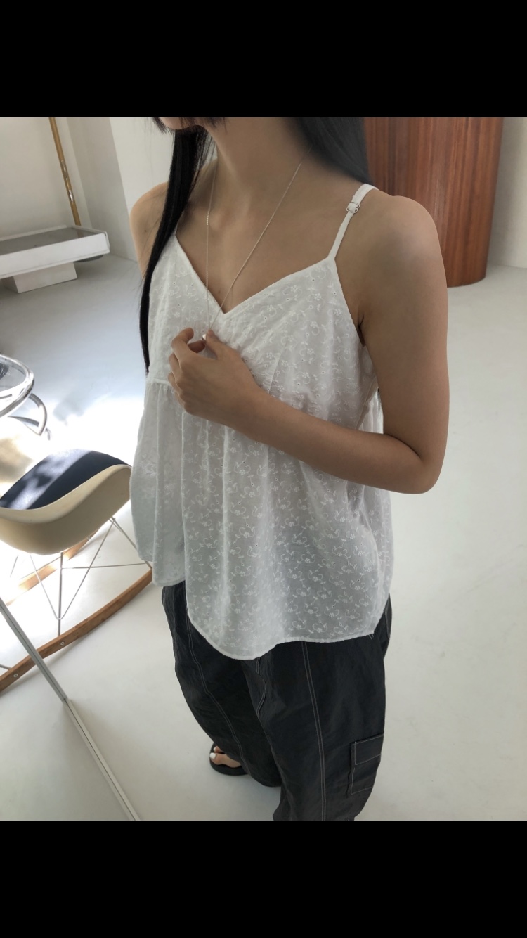 ROUGH韓國直郵女裝新款推薦時尚真品人氣職業休閑24春夏吊帶背心ROUGH吊帶/背心