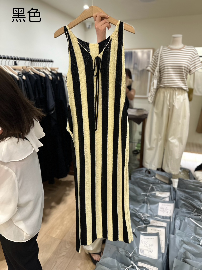 WINSOME韓國直郵東大門代購女裝新品真品休閑24春夏連衣裙WINSOME連衣裙