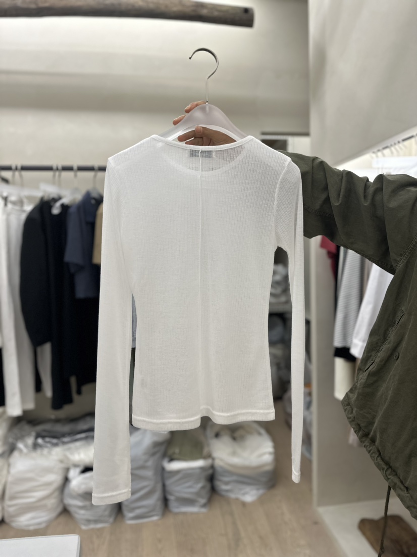 Waller韓國直郵女裝新品職業人氣24春夏時尚熱賣推薦長袖T恤NOTHING長袖T恤