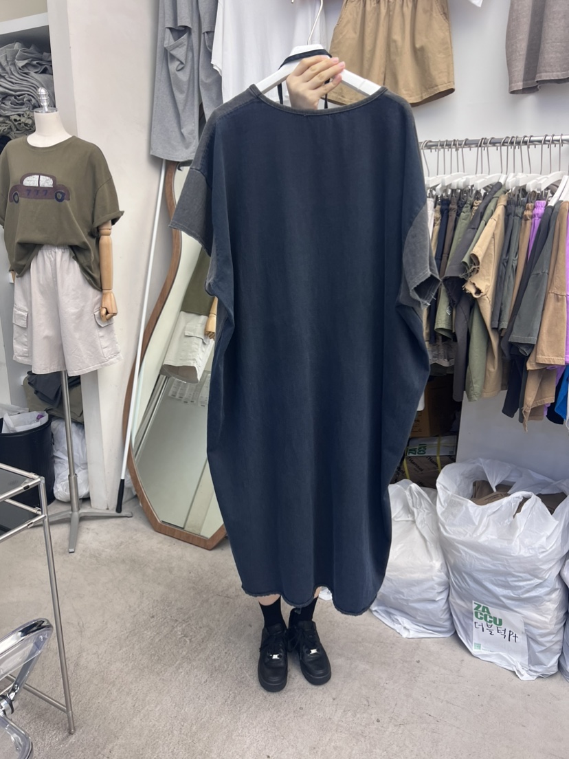 ZACCU韓國直郵東大門實拍女裝新款真品人氣推薦連衣裙牛仔布ZACCU連衣裙