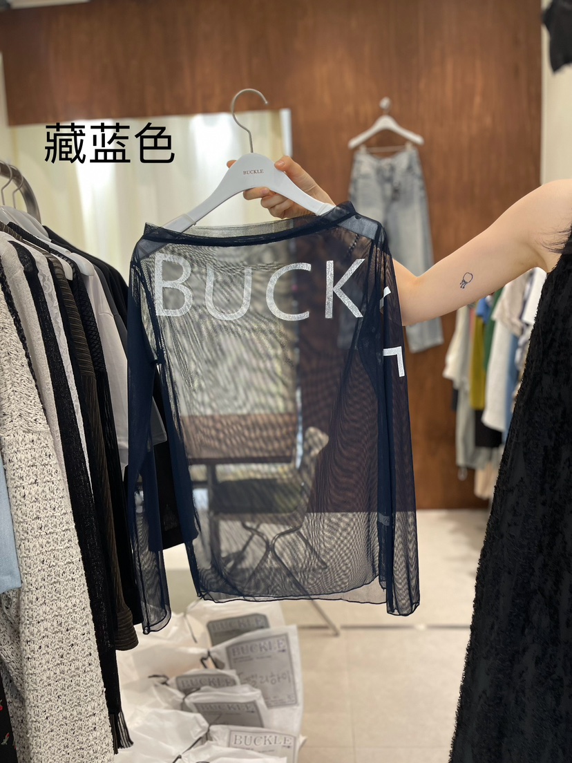 BUCKLE韓國直郵東大門代購女裝新款真品職業休閑人氣長袖T恤BUCKLE長袖T恤圖色2