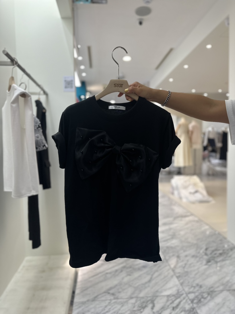 SOUIT直郵韓國代購女裝新款真品時尚職業24春夏人氣熱賣T恤SOUIT by mabel-LT恤圖色2