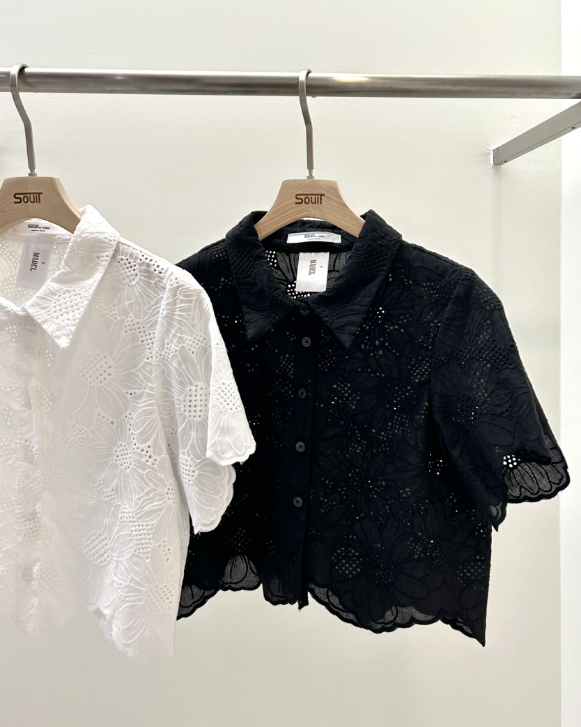 SOUIT韓國直郵東大門代購女裝新品推薦熱賣人氣職業襯衫蕾絲衫SOUIT by mabel-L襯衫/蕾絲衫