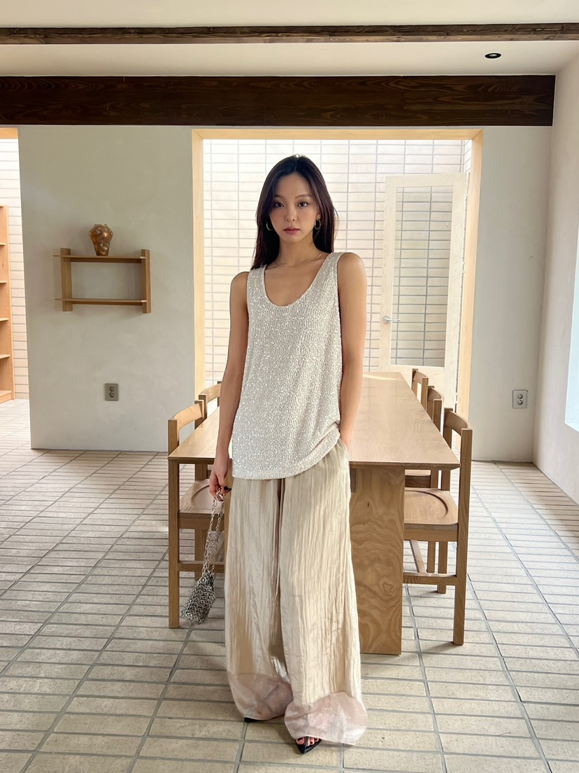 Special韓國直郵東大門實拍女裝新品熱賣休閑人氣24春夏吊帶背心SPECIAL吊帶/背心