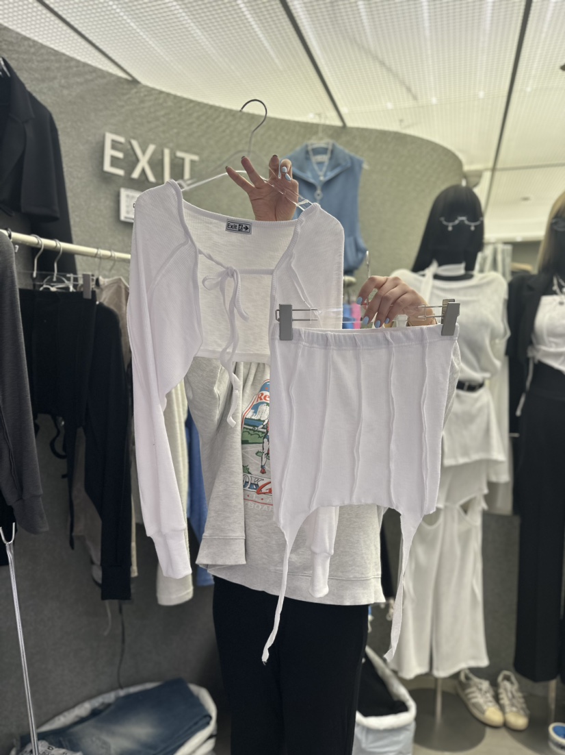 EXIT韓國直郵東大門代購女士新品休閑24春夏熱賣時尚套裝EXIT套裝
