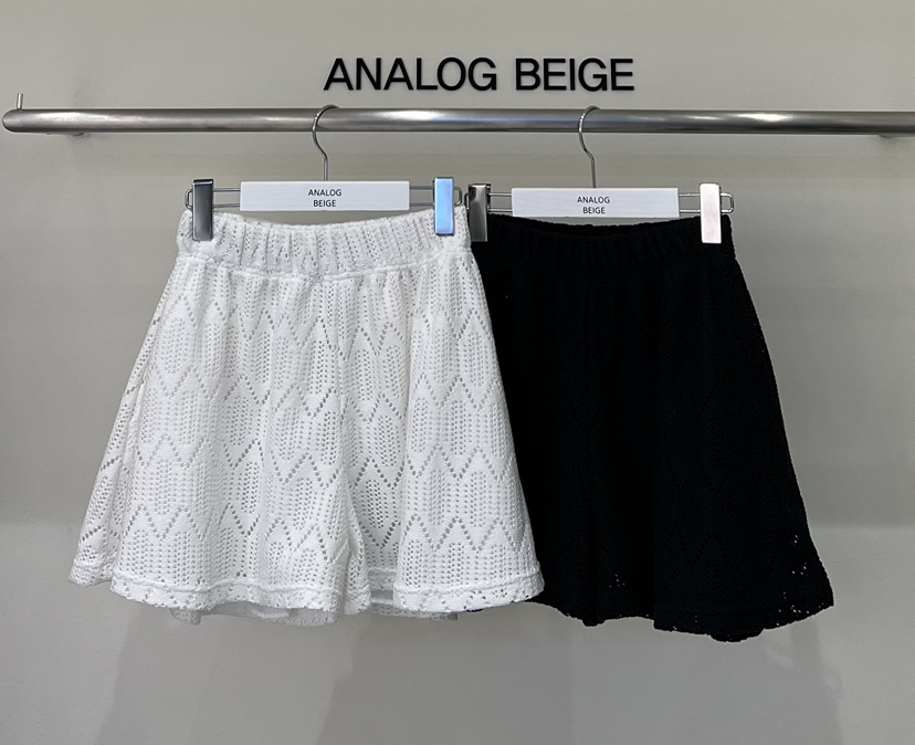 ANGLOG BEIGE直郵韓國代購女裝新品人氣時尚休閑真品短褲蕾絲ANGLOG BEIGE短褲