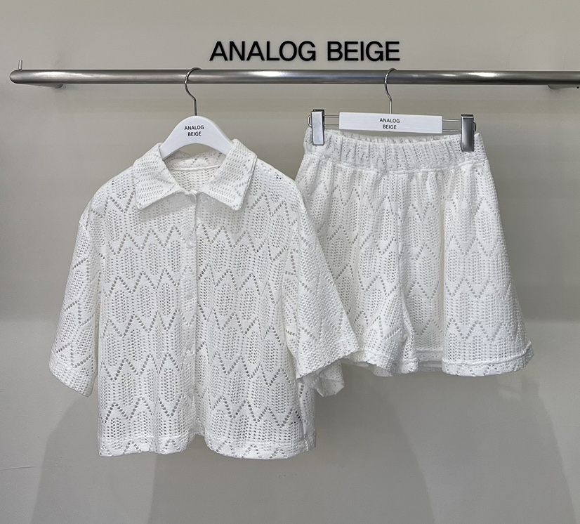 ANGLOG BEIGE直郵韓國代購女裝新品人氣時尚休閑真品短褲蕾絲ANGLOG BEIGE短褲