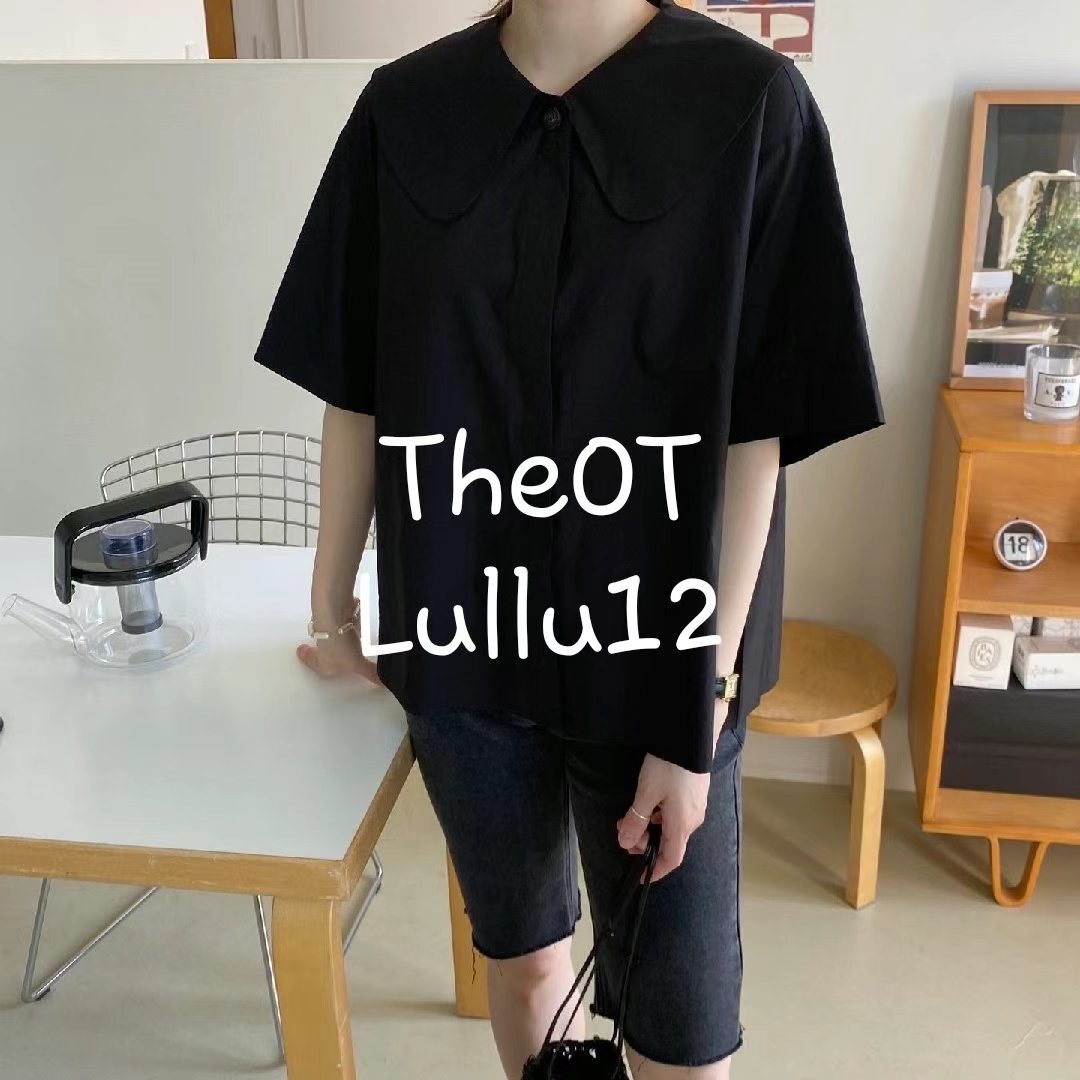 LULLU12-룰루12-OT韓國直郵東大門實拍女裝新款職業襯衫蕾絲衫LULLU12-룰루12-OT襯衫/蕾絲衫圖色3