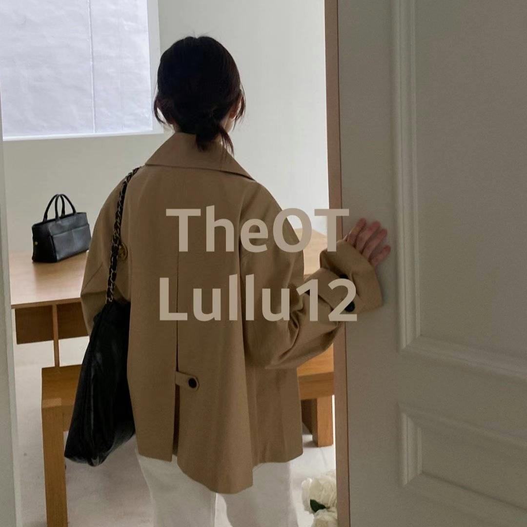 LULLU12-룰루12-OT韓國直郵女裝新品熱賣時尚短款大衣LULLU12-룰루12-OT短款大衣