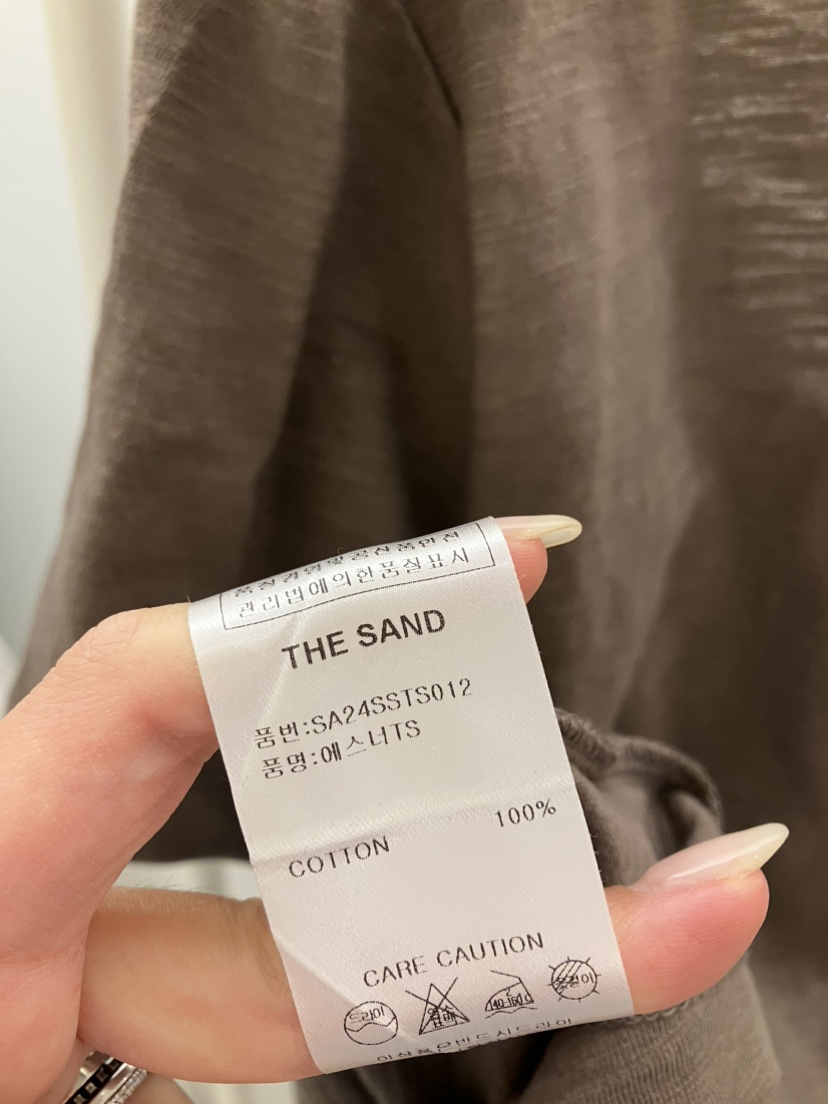 THE SAND/SAND BEIGE韓國直郵東大門實拍女裝新品休閑T恤THE SAND/SAND BEIGET恤