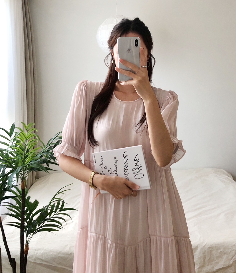 FABRIC韓國直郵東大門實拍女裝新品休閑時尚職業真品連衣裙FABRIC連衣裙