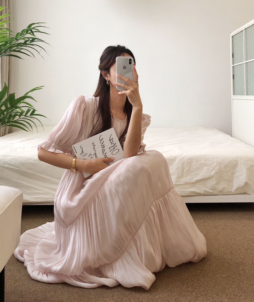 FABRIC韓國直郵東大門實拍女裝新品休閑時尚職業真品連衣裙FABRIC連衣裙