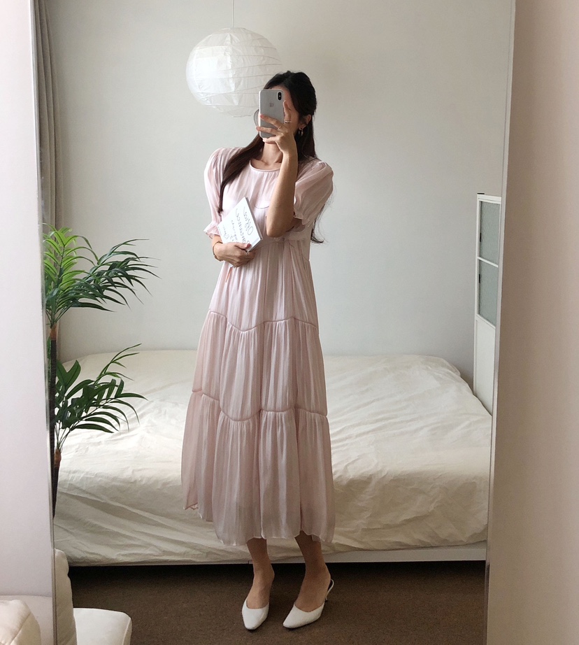 FABRIC韓國直郵東大門實拍女裝新品休閑時尚職業真品連衣裙FABRIC連衣裙