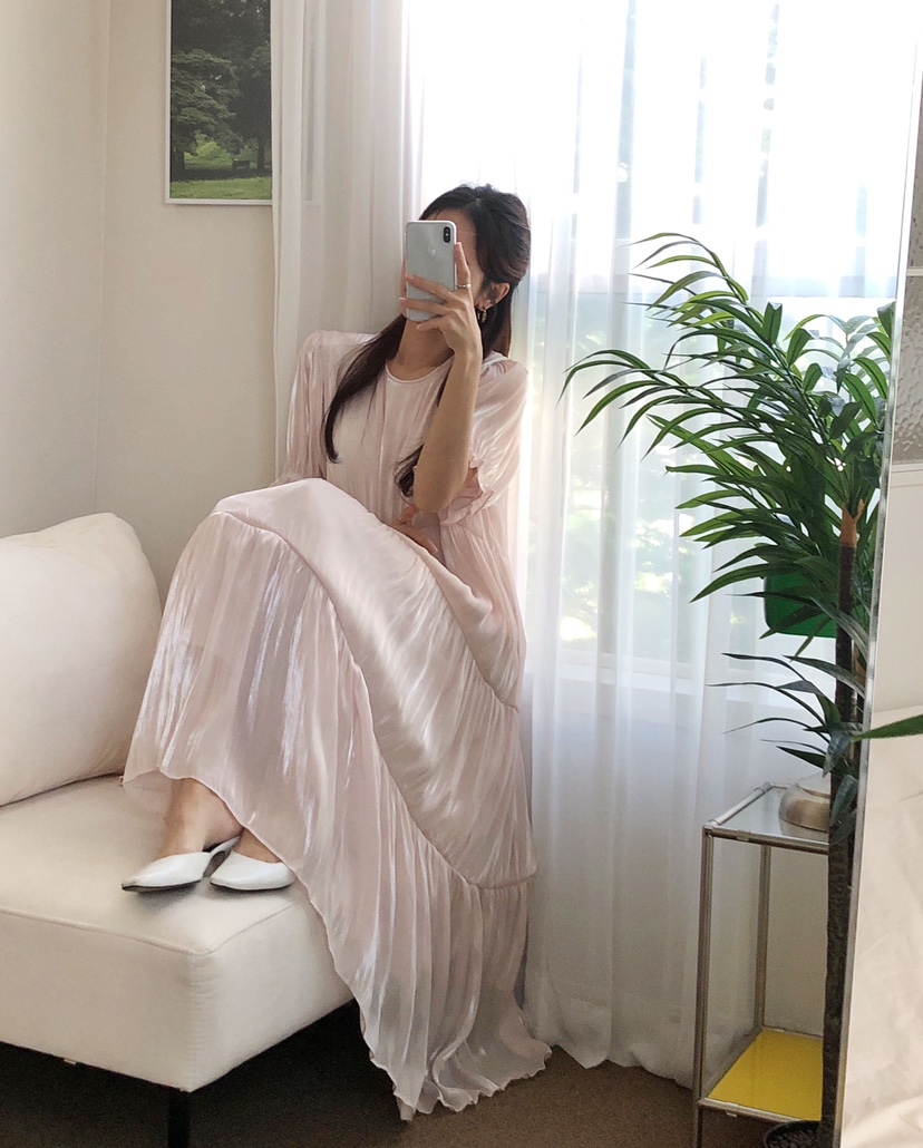 FABRIC韓國直郵東大門實拍女裝新品休閑時尚職業真品連衣裙FABRIC連衣裙