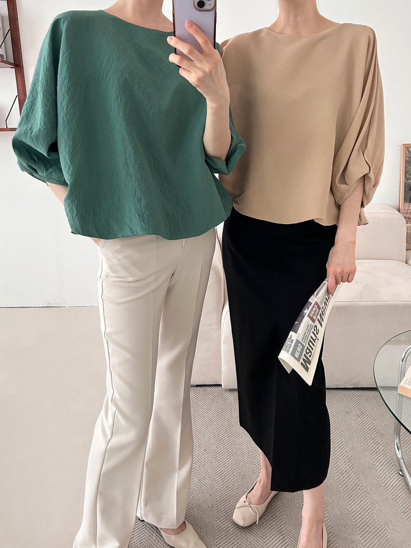 I BLLE韓國直郵東大門代購女裝新款24春夏推薦襯衫蕾絲衫I BLLE襯衫/蕾絲衫