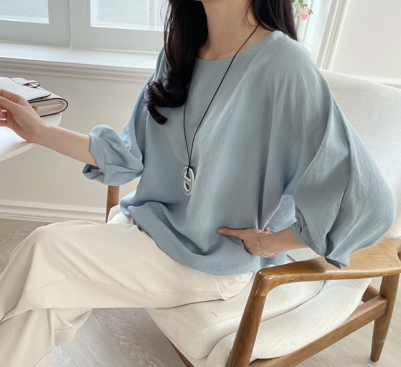 I BLLE韓國直郵東大門代購女裝新款24春夏推薦襯衫蕾絲衫I BLLE襯衫/蕾絲衫