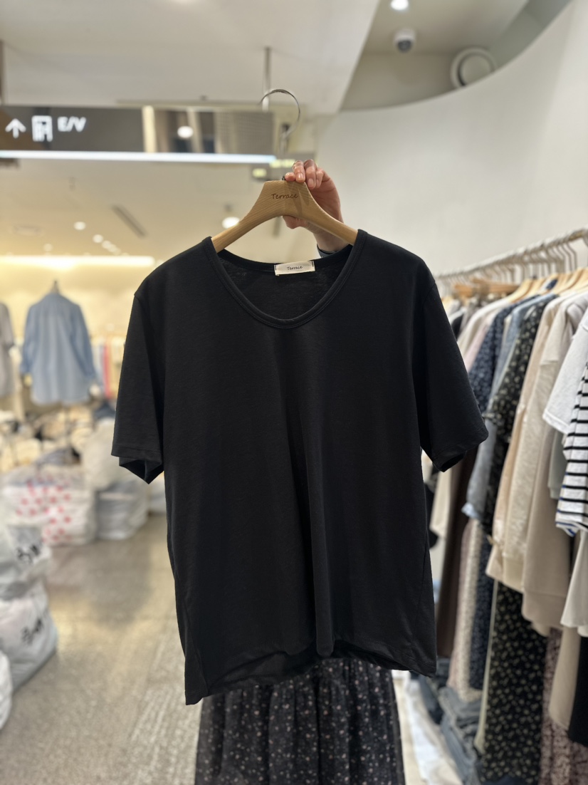 Terrace直郵韓國代購女裝新品人氣職業時尚休閑推薦24春夏T恤TERRACET恤圖色5
