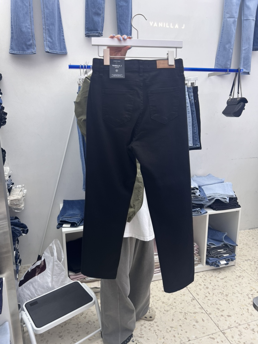 VANILLA J韓國直郵東大門代購女裝新品人氣職業24春夏牛仔褲VANILLA J牛仔褲
