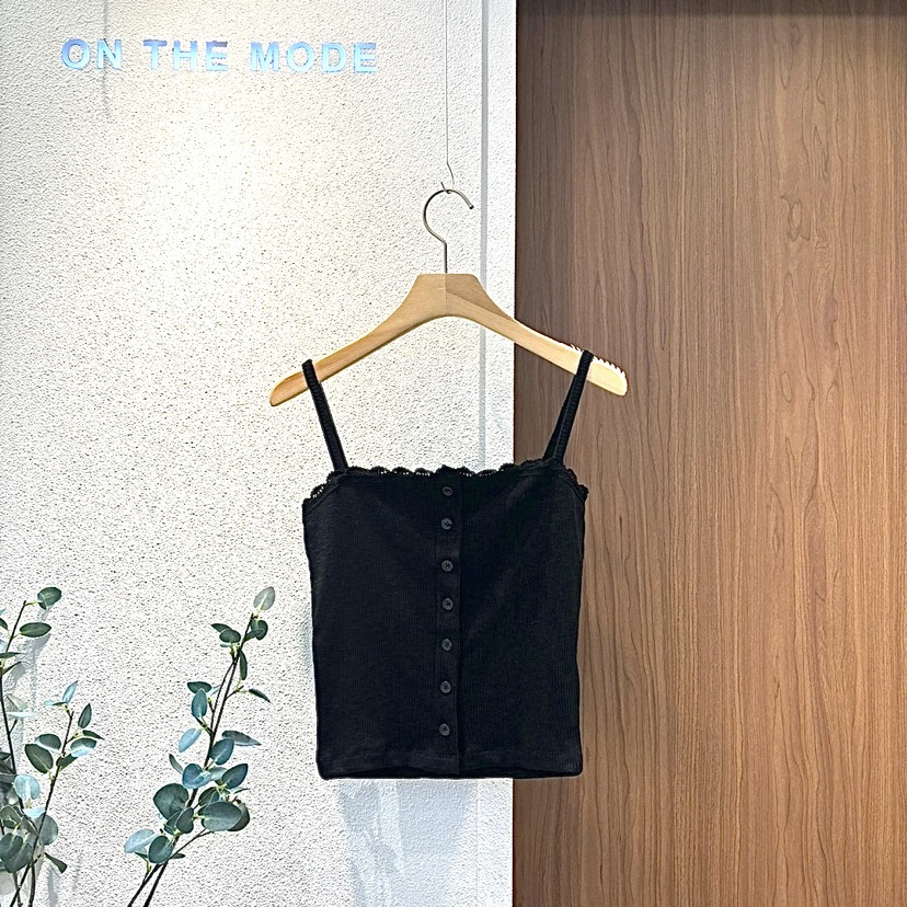 ON THE MODE韓國直郵女裝新款休閑推薦真品時尚吊帶背心蕾絲ON THE MODE吊帶/背心圖色2