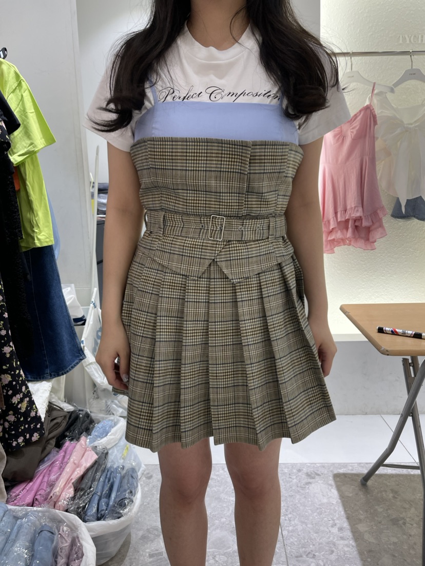 TYCHE韓國直郵東大門代購女裝新品休閑熱賣人氣職業真品連衣裙TYCHE連衣裙