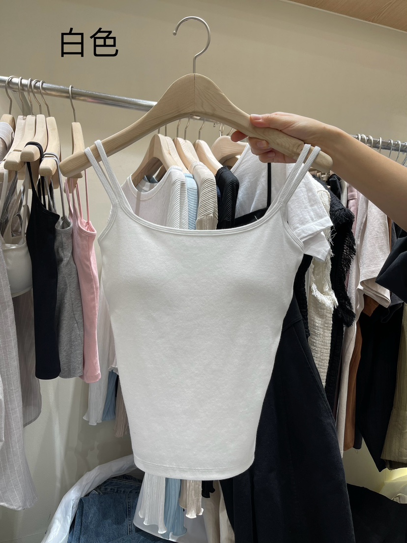VINTAGE VIBE直郵韓國代購女裝新品時尚熱賣休閑推薦吊帶背心VINTAGE VIBE吊帶/背心