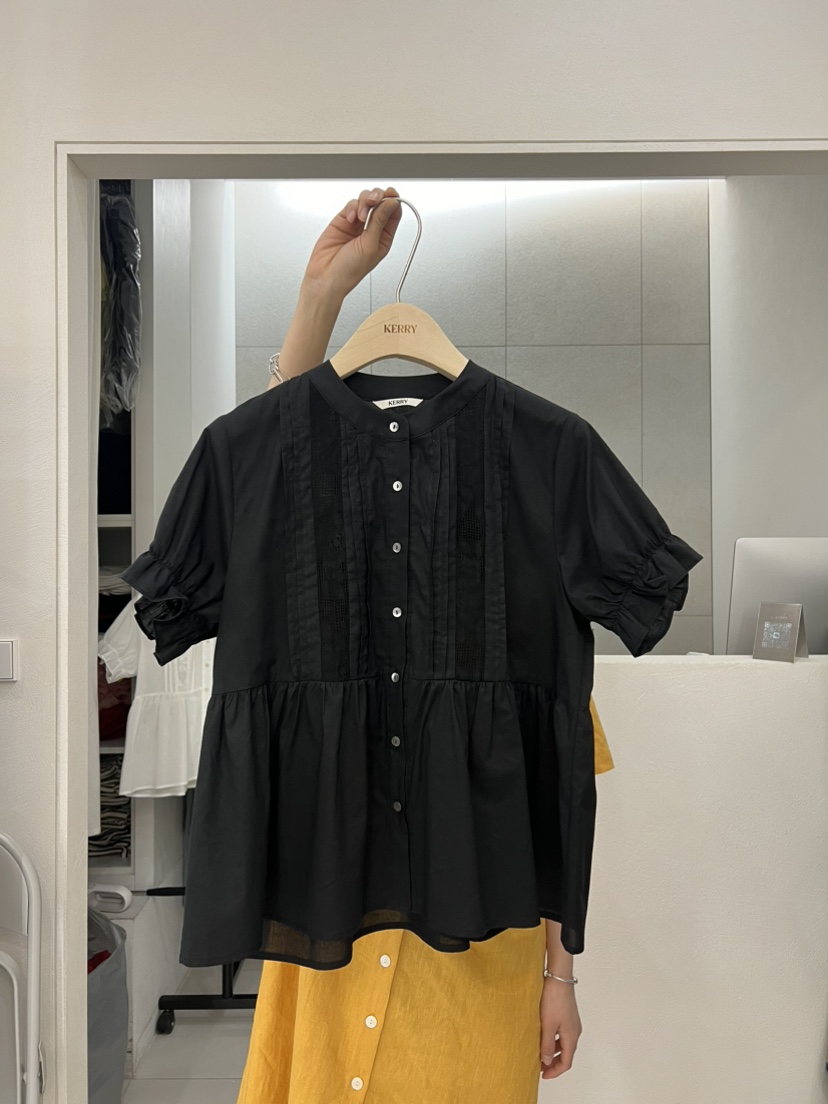 KERRY韓國直郵東大門代購女裝新款真品職業人氣襯衫蕾絲衫蕾絲KERRY襯衫/蕾絲衫圖色3