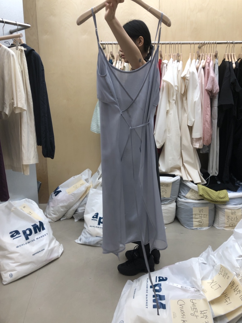 BASKET韓國直郵女裝新品熱賣推薦職業真品人氣時尚24春夏連衣裙BASKET連衣裙