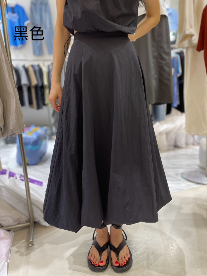 YIKHO STYLE直郵韓國代購女裝新品職業熱賣24春夏人氣長裙YIKHO STYLE長裙圖色2