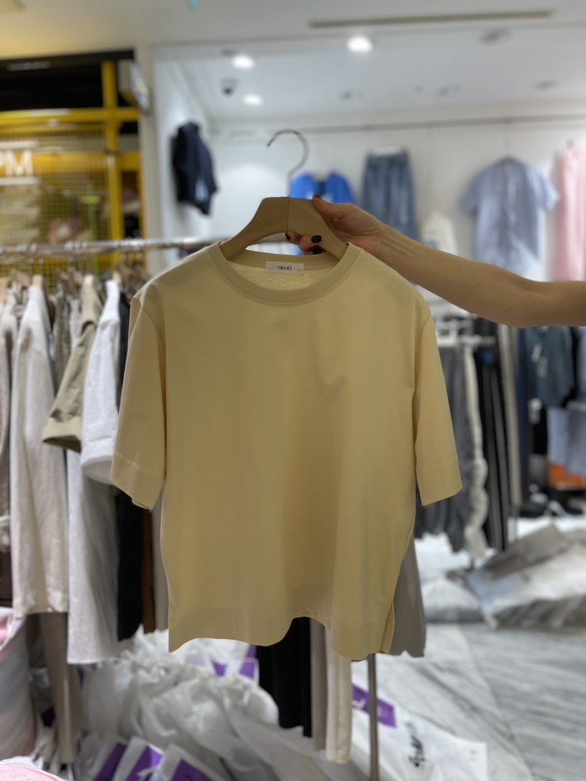 YIKHO STYLE韓國直郵東大門代購女裝新品熱賣人氣真品職業T恤YIKHO STYLET恤圖色2