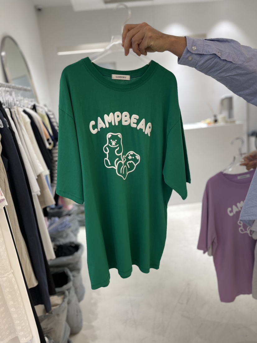 LAMOODJ直郵韓國代購女裝新款職業休閑熱賣24春夏推薦T恤LAFFINE-PT恤圖色2