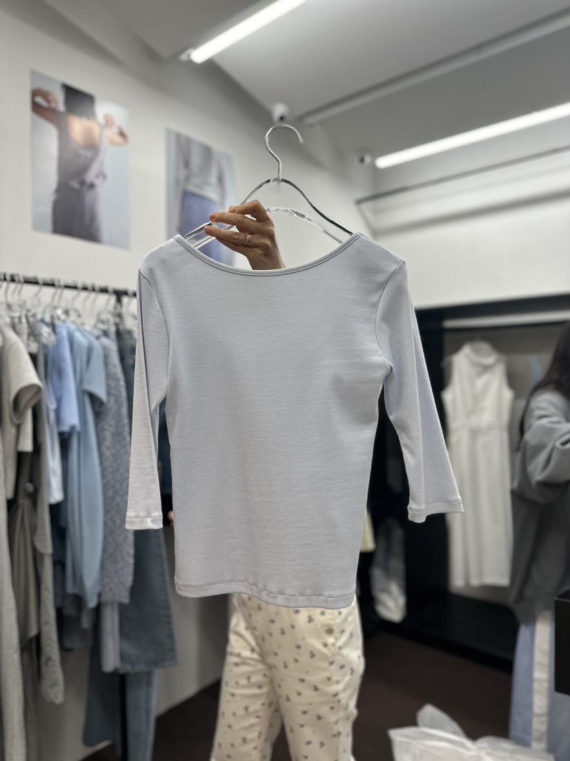 UNANSWERED/MYSTERY韓國直郵東大門代購女裝新品休閑長袖T恤UNANSWERED/MYSTERY長袖T恤