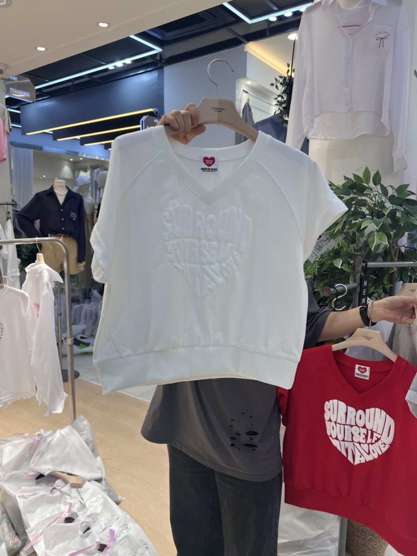 UNDERSTAR_VINTAGE韓國直郵女裝新款時尚推薦24春夏真品T恤UNDERSTAR_VINTAGET恤圖色3