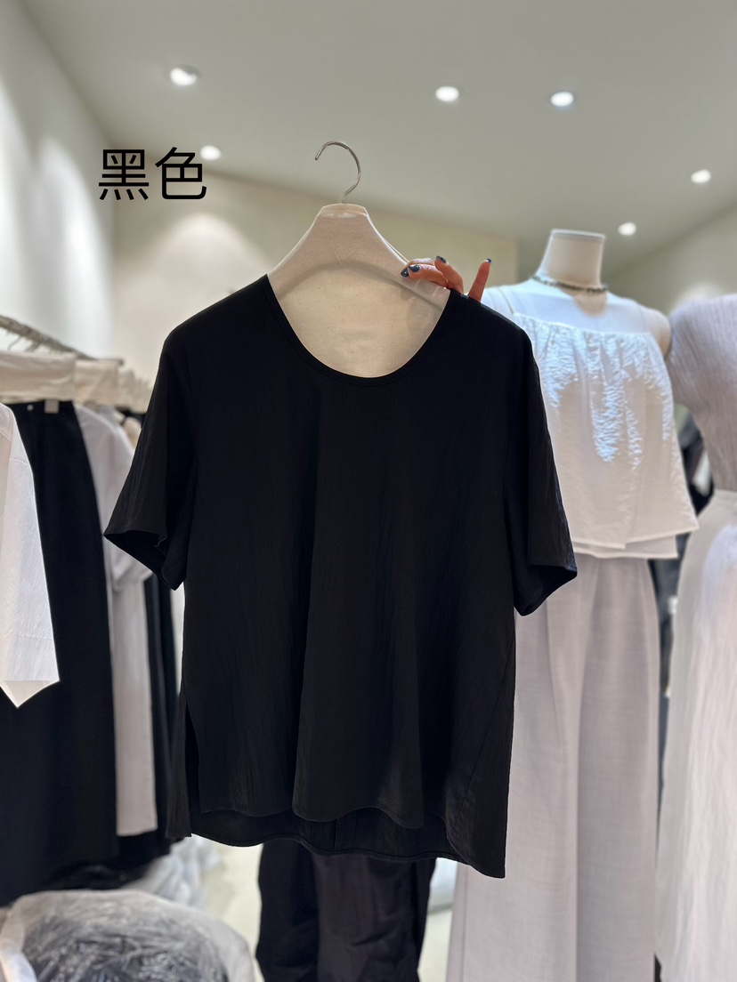 WANTS韓國直郵東大門實拍女裝新品休閑人氣熱賣24春夏襯衫蕾絲衫DENISE襯衫/蕾絲衫圖色2