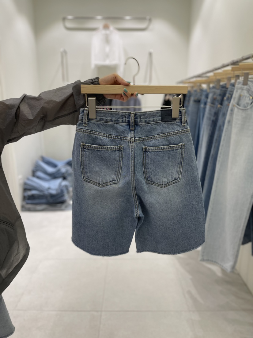 ws@rm/WA SHING ROOM韓國直郵女裝新品休閑職業24春夏短褲ARTISANAL短褲