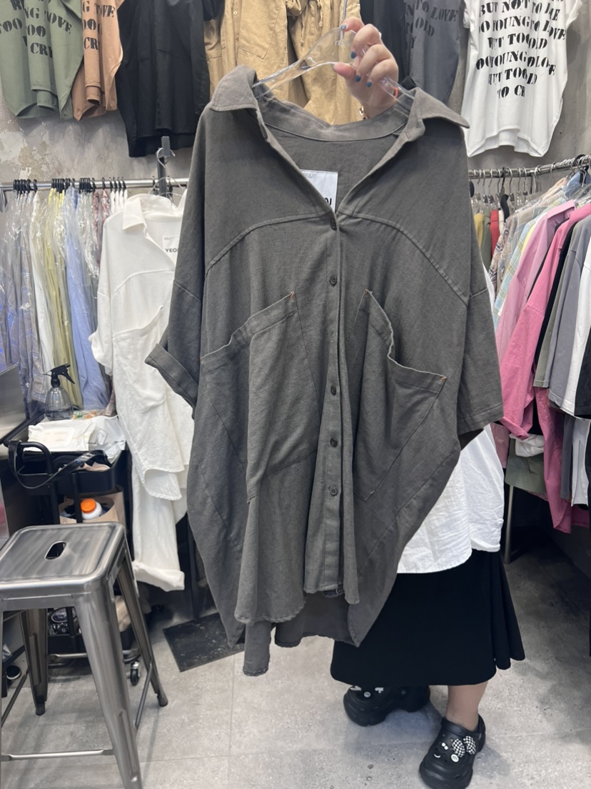 YEON-男女裝直郵韓國代購女裝新款熱賣24春夏襯衫蕾絲衫YEON襯衫/蕾絲衫