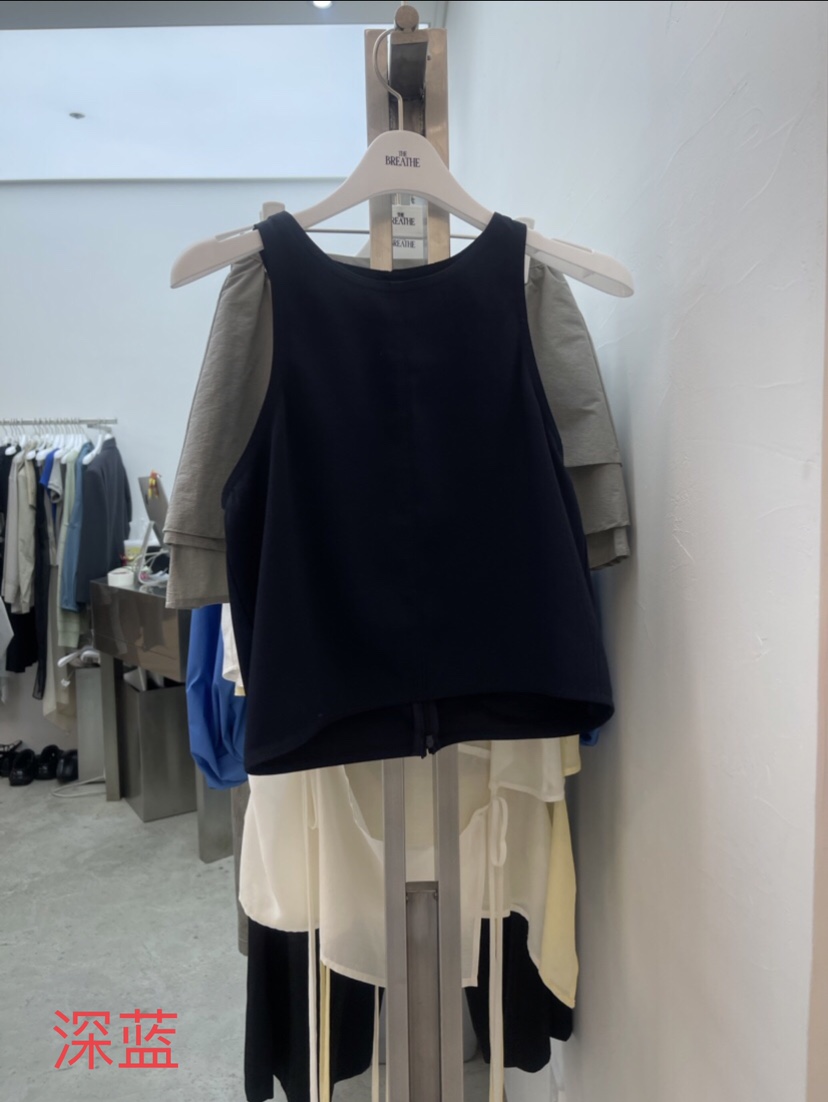 BREATHE韓國直郵東大門代購女裝新品時尚休閑真品24春夏吊帶背心BREATHE吊帶/背心圖色2