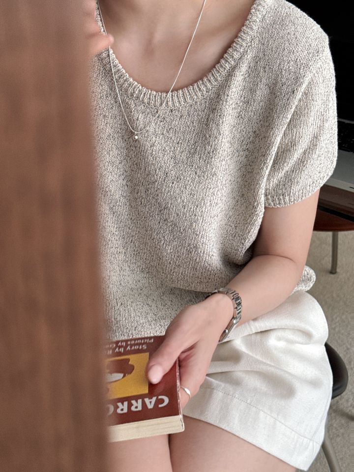 DOIT韓國直郵東大門實拍女裝新款職業熱賣人氣24春夏針織衫亞麻DOIT針織衫