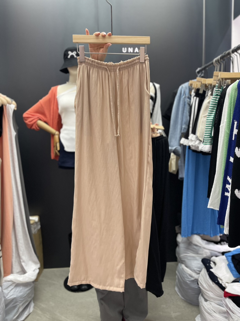 UNA韓國直郵女裝新款推薦人氣時尚熱賣24春夏休閑職業休閑褲THEMAY/UNA休閑褲圖色1