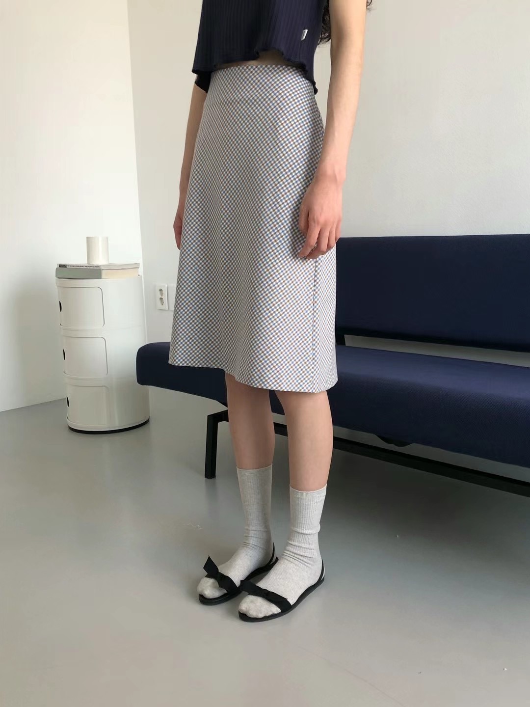 WEATHER韓國直郵女裝新品推薦熱賣職業24春夏半身裙中短裙JOURNAL半身裙/中短裙