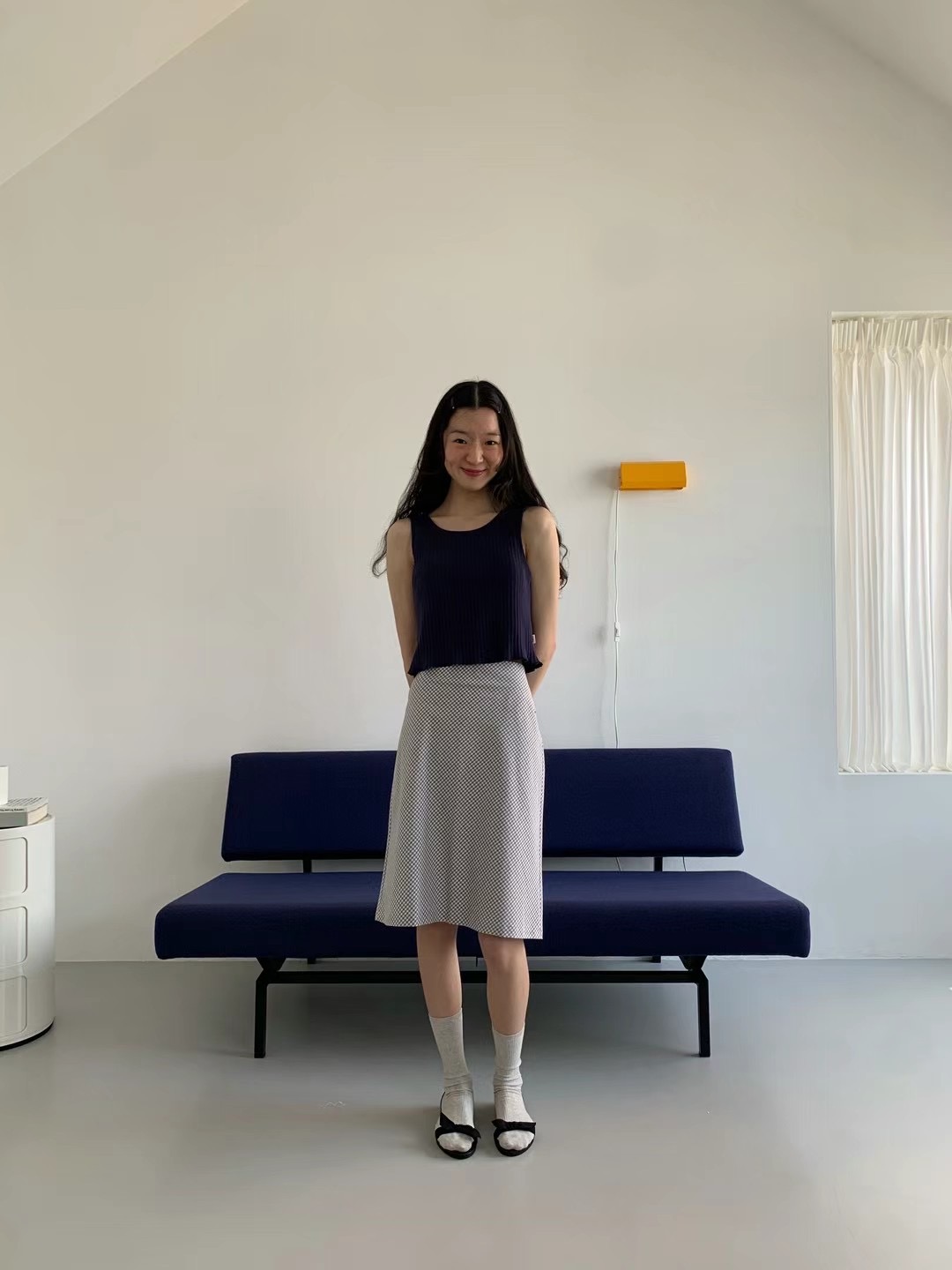 WEATHER韓國直郵女裝新品推薦熱賣職業24春夏半身裙中短裙JOURNAL半身裙/中短裙