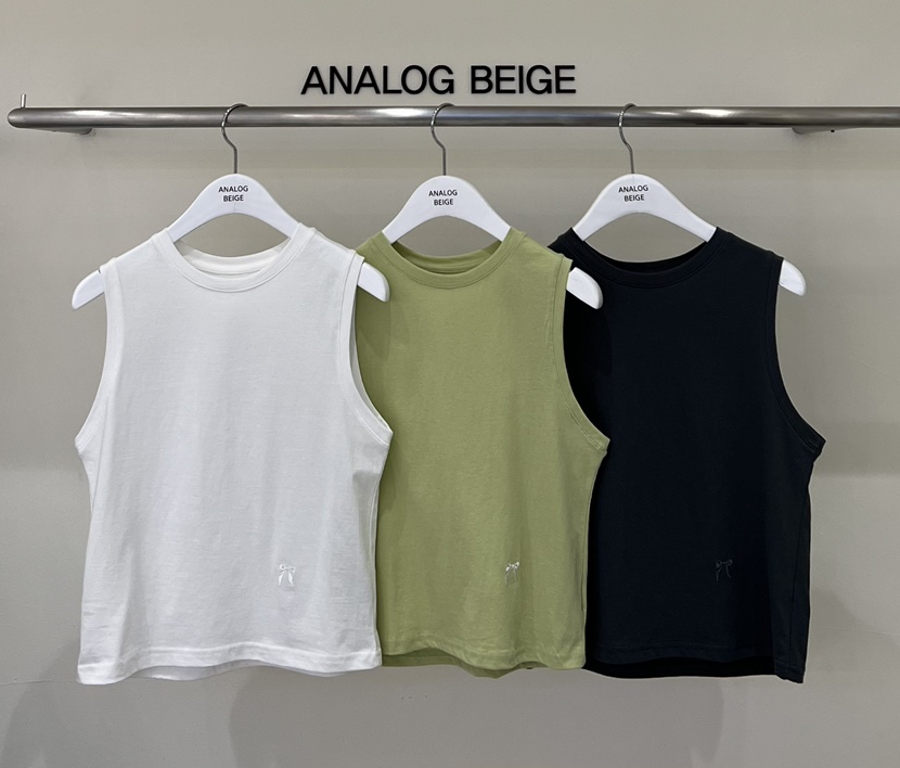 ANGLOG BEIGE韓國直郵東大門代購女裝新品時尚24春夏吊帶背心ANGLOG BEIGE吊帶/背心
