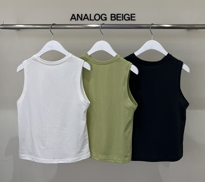 ANGLOG BEIGE韓國直郵東大門代購女裝新品時尚24春夏吊帶背心ANGLOG BEIGE吊帶/背心