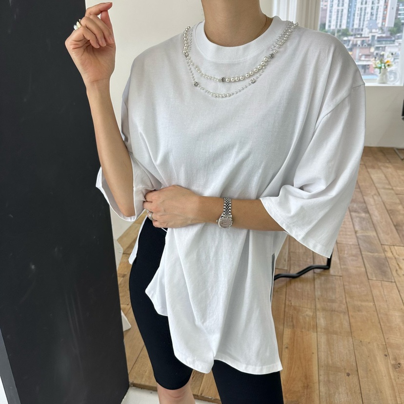 SOUIT by mabel/MABEL直郵韓國代購女裝新品職業24春夏T恤SOUIT by mabel-QT恤