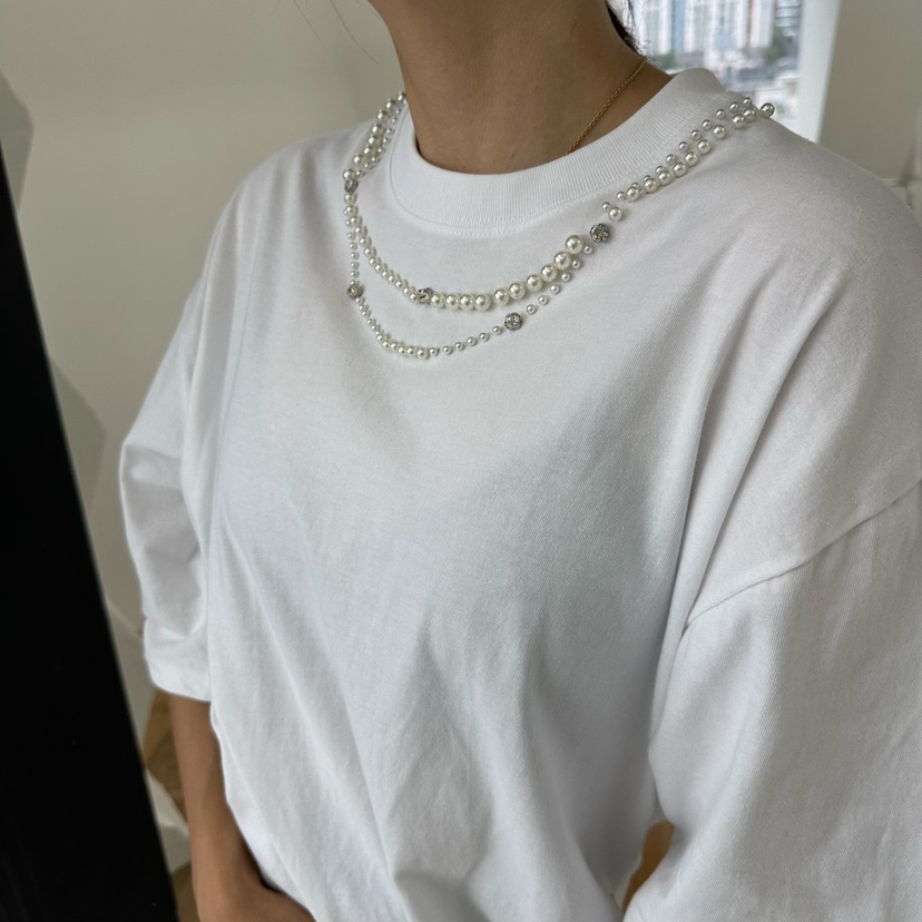 SOUIT by mabel/MABEL直郵韓國代購女裝新品職業24春夏T恤SOUIT by mabel-QT恤