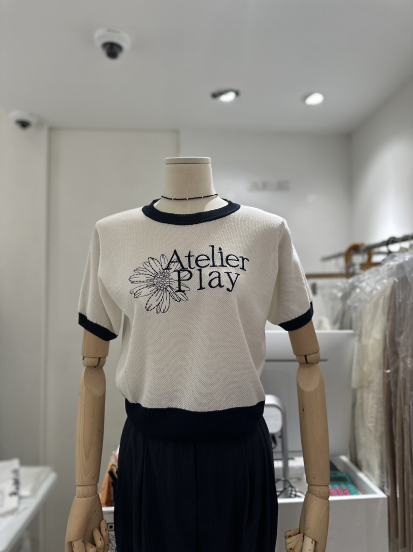 PLAYLIST東大門代購女士新品24春夏休閑時尚真品推薦針織衫PLAYLIST針織衫圖色3