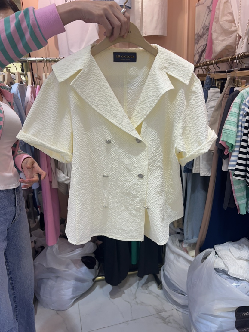 10 O CLOCK/Buttu直郵韓國代購女裝新品24春夏夾克雙層10 O CLOCK/Buttu夾克圖色2
