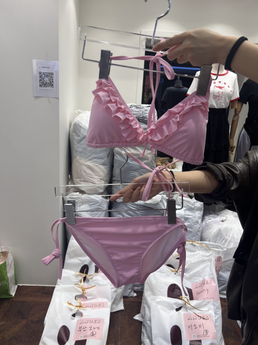 ANOES直郵韓國代購女裝新品職業24春夏人氣真品時尚休閑泳裝ANOES泳裝圖色2